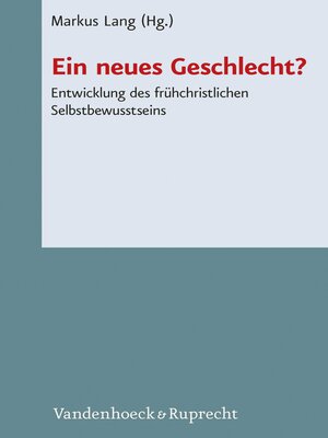 cover image of Ein neues Geschlecht?